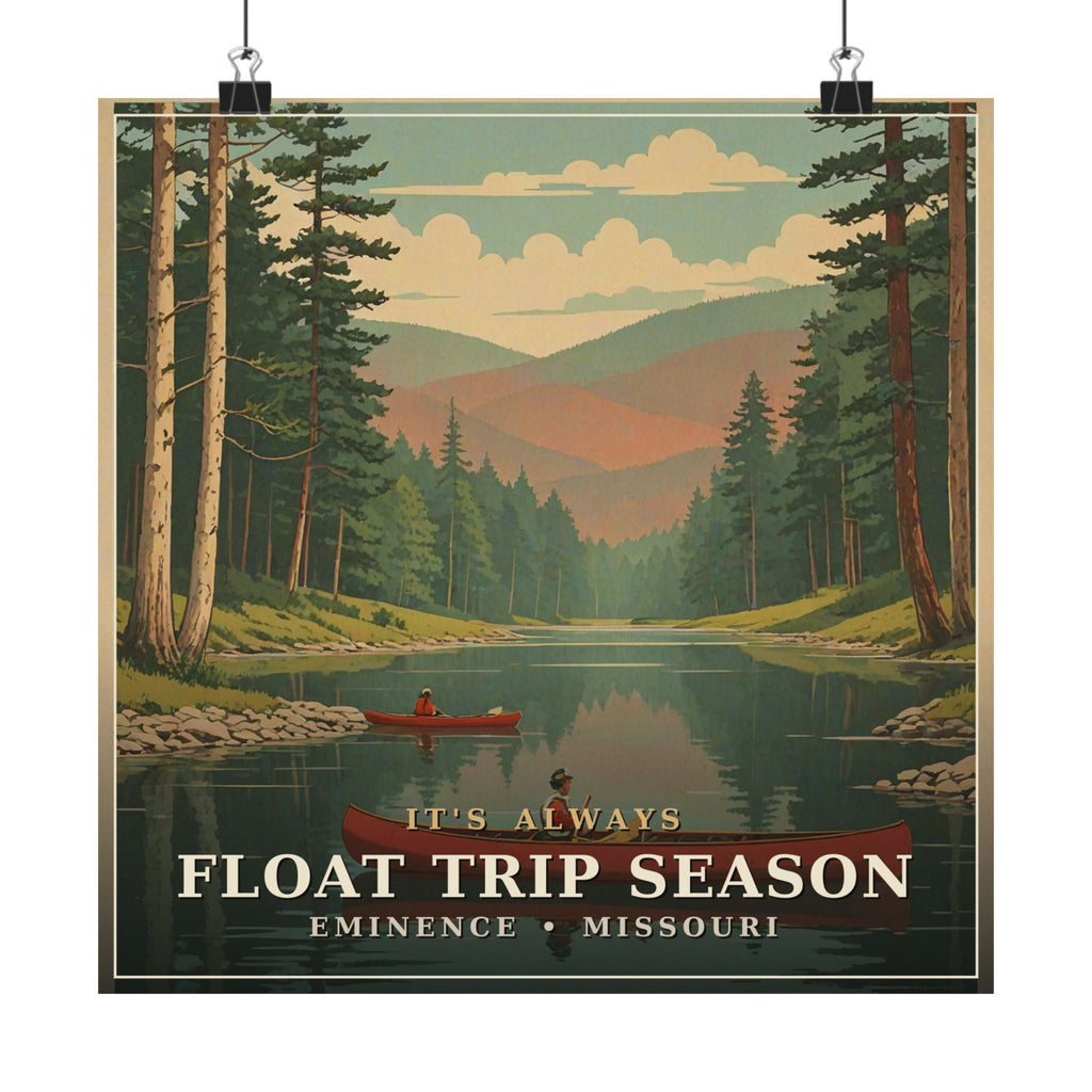Float Trip Season - The Ozarks Poster | Corner & County