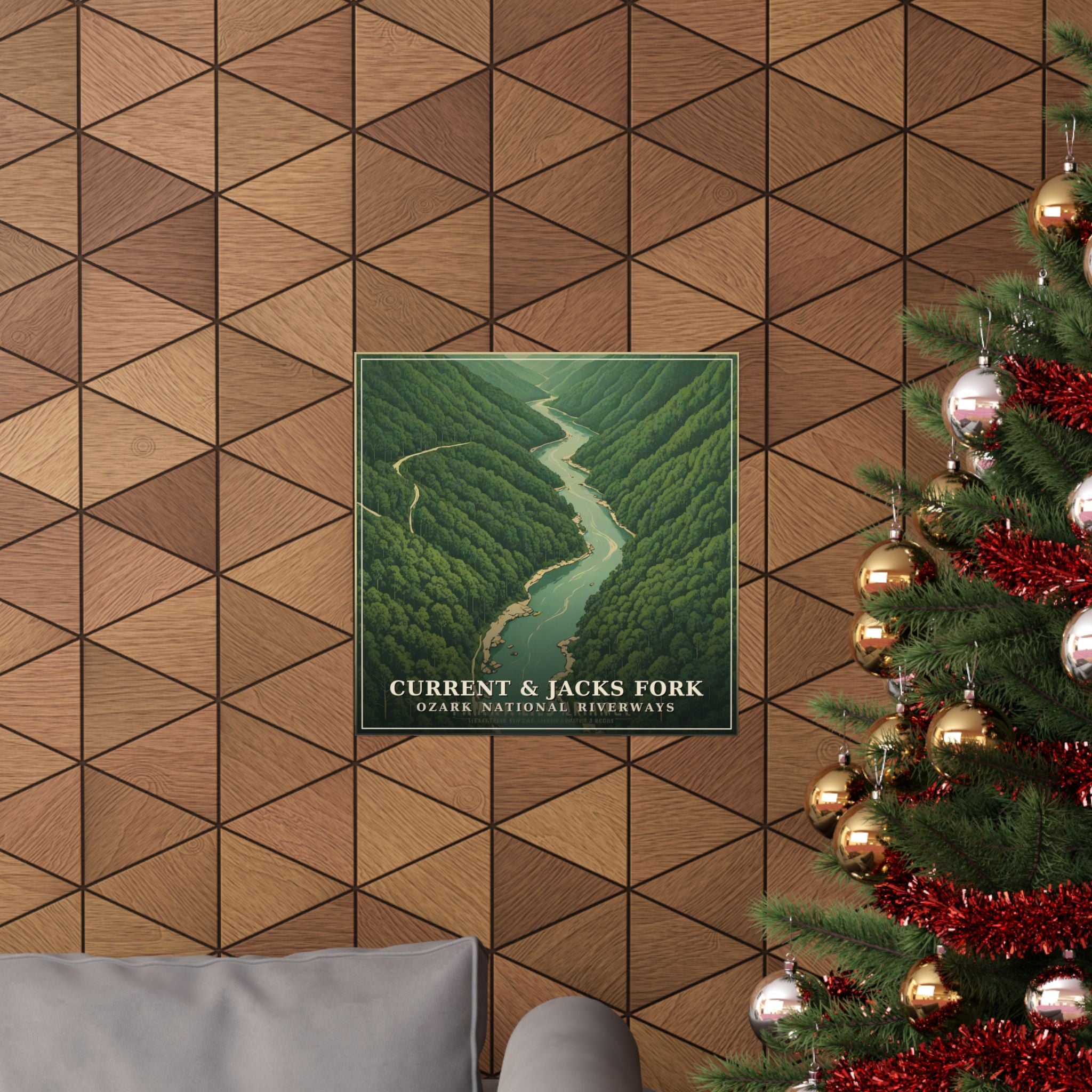 Current & Jacks Fork - The Ozarks Poster | Corner & County